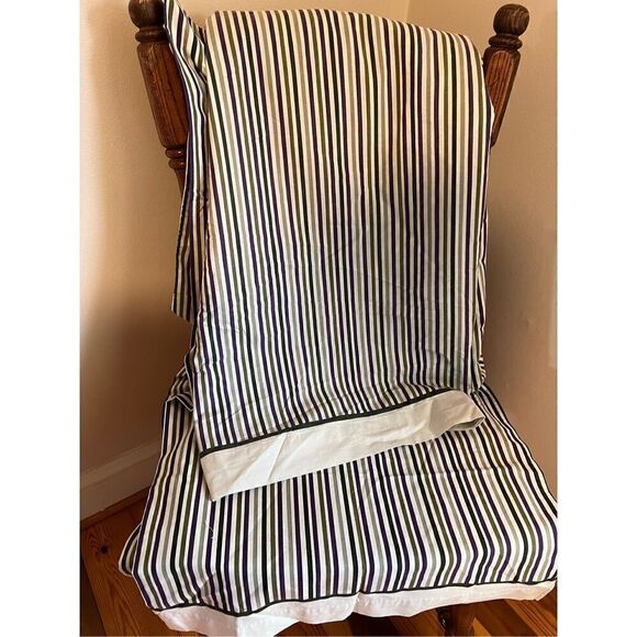 Vintage Jewel Tone King Size Flat Sheet and Pillowcases Moody - Picture 4 of 5